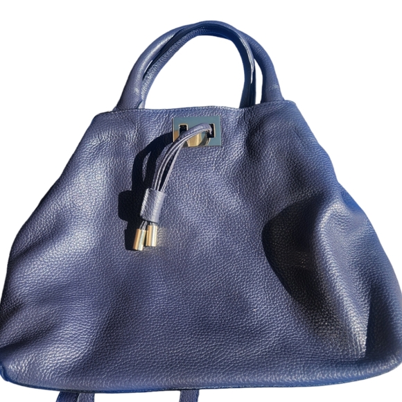 Boden Handbags - BODEN 100% leather top handle satchel bag with detachable shoulder strap